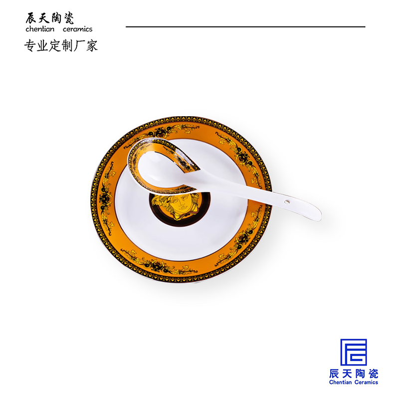 <b>范思哲定制 复古欧式典雅陶瓷餐具</b>